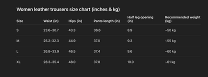 Women black sheepskin leather wide leg trousers