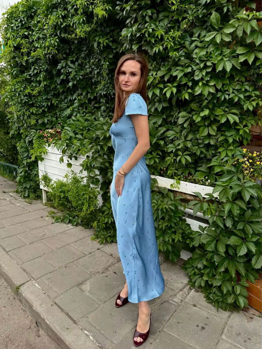 Tossy v neck floral summer maxi dress