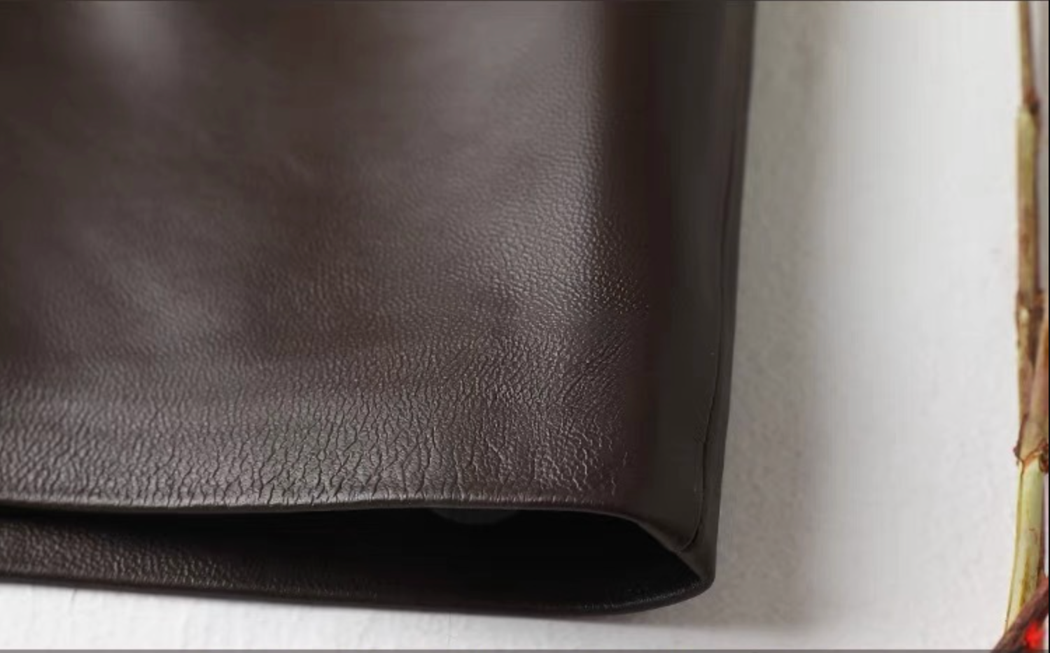 High waisted genuine sheepskin wide leg shorts