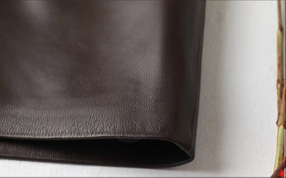 High waisted genuine sheepskin wide leg shorts