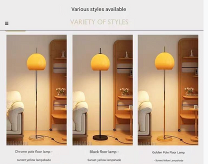 Modern mid century mushroom floor lamp