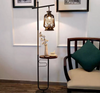 European vintage lantern floor lamp
