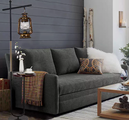 European vintage lantern floor lamp