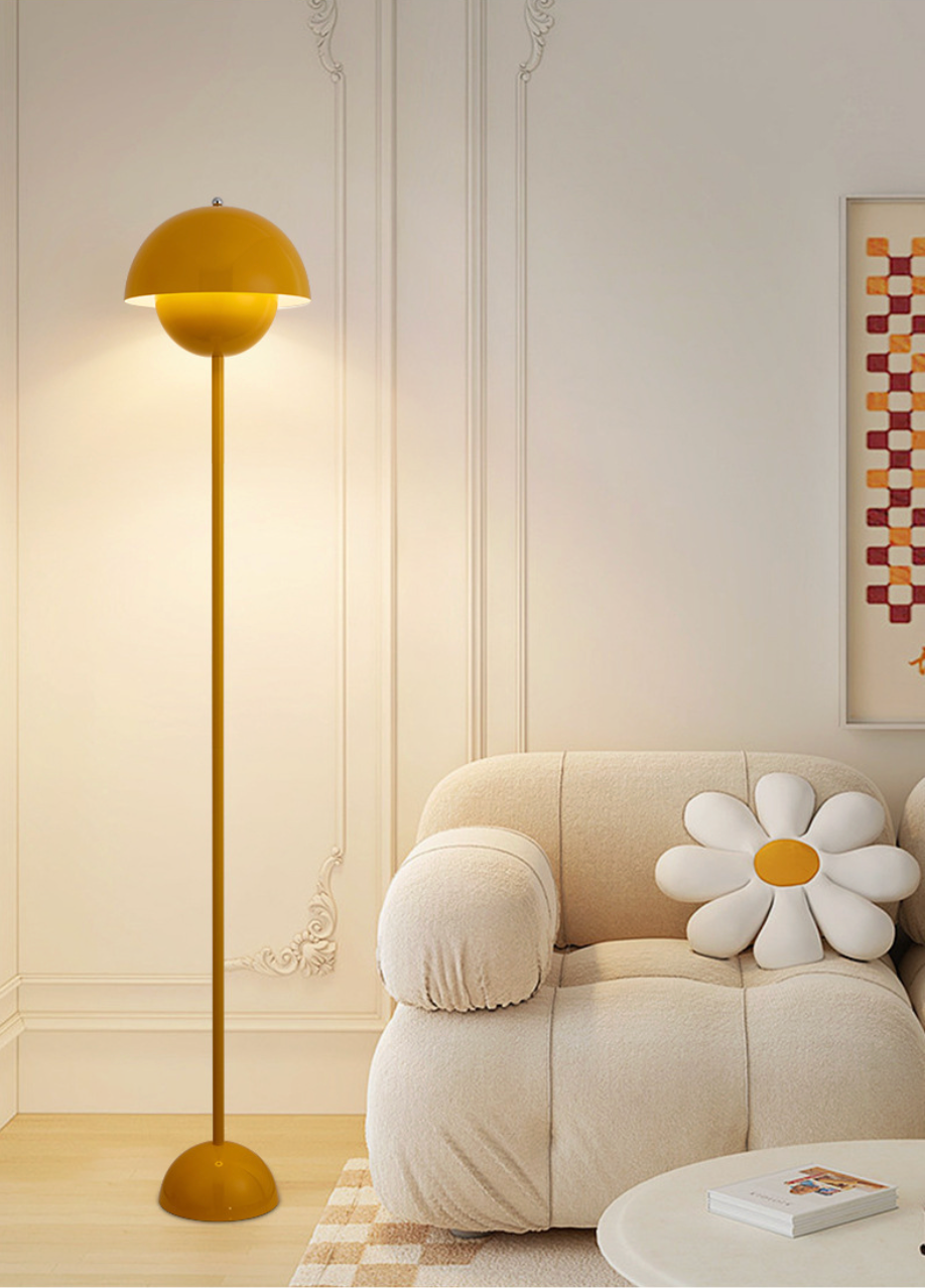 Contemporary scandinavian mushroom floor lamp