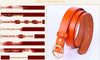 Women's genuine cowhide leather pin buckle belt