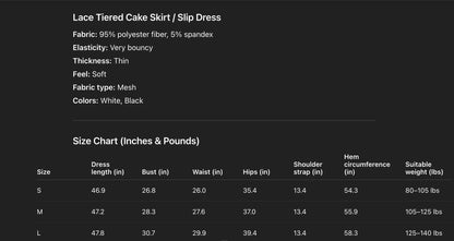 Handmade Lace tiered slip dress