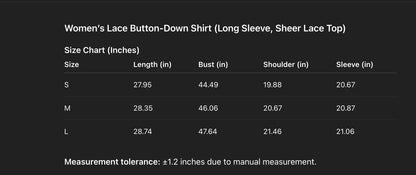 New lace hollow-out shirt jacket