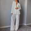 White velvet lounge set women two piece relaxed fit outfit