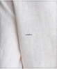 White linen shirt dress v neck half sleeve summer casual