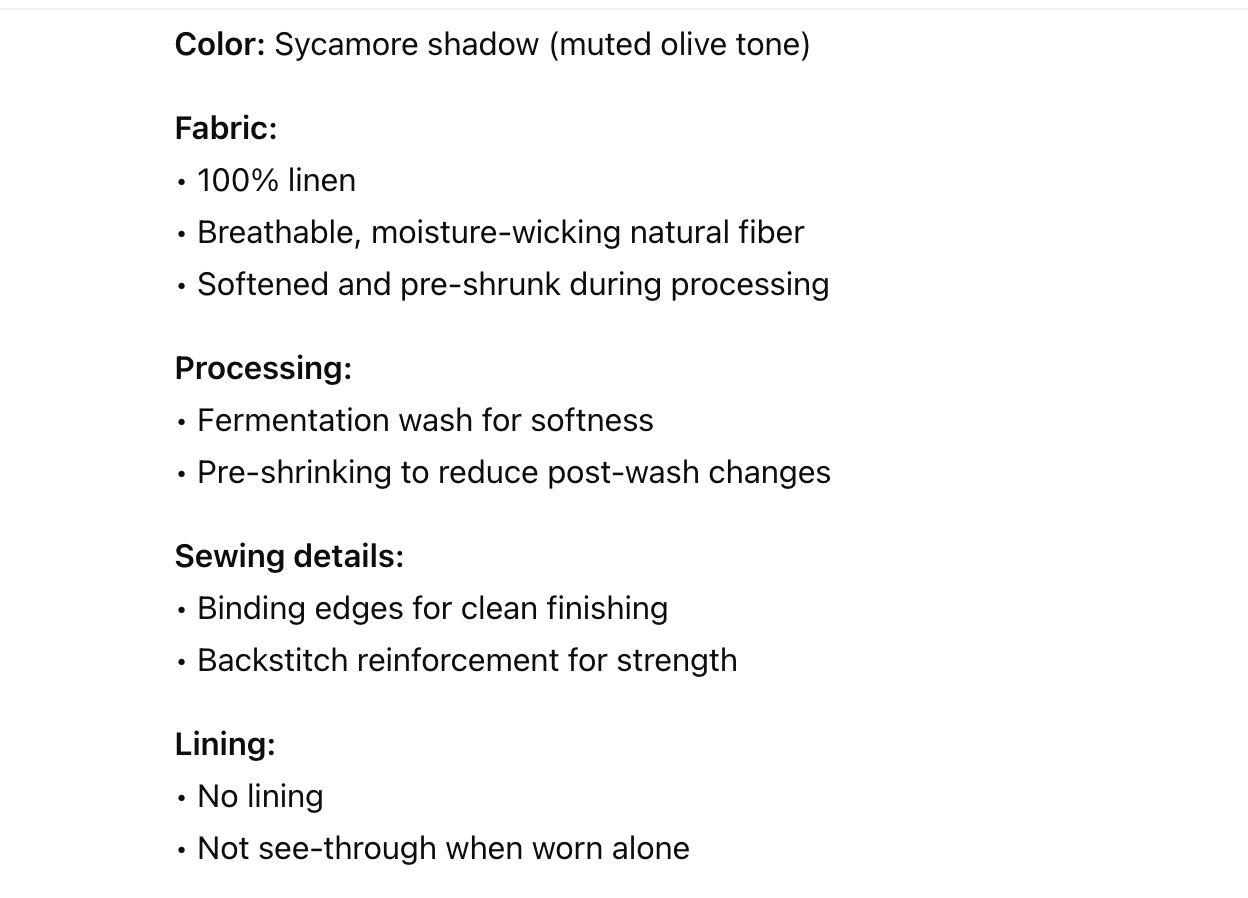 linen summer dress breathable loose fit beach midi casual wear