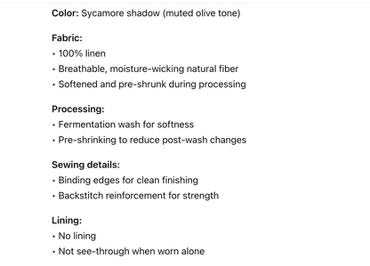 linen summer dress breathable loose fit beach midi casual wear