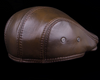 Genuine cowhide leather newsboy cap men