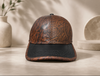 Men’s Cowhide Leather Baseball Cap Adjustable Fit