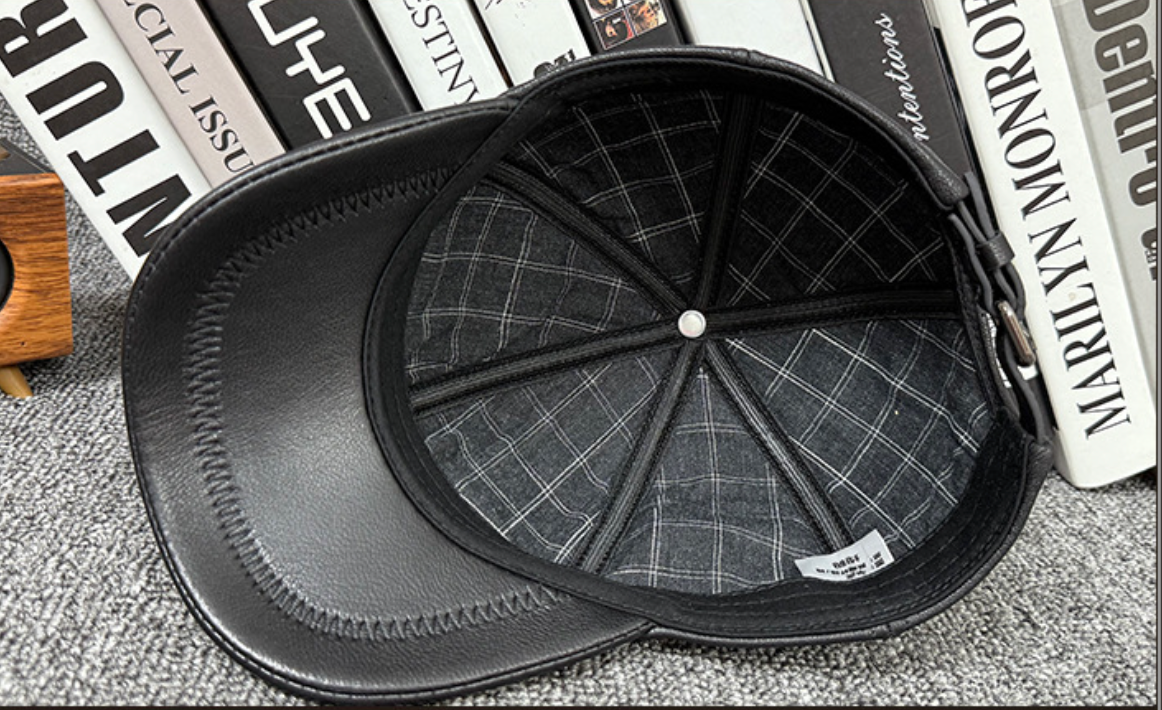 Men’s Genuine Leather Baseball Cap