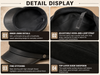 Unisex Suede Sheepskin Leather Newsboy Cap