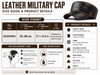 Genuine Leather Flat Top Duckbill Cap