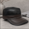 Genuine Leather Flat Top Duckbill Cap