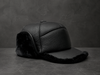 Men’s Genuine Leather Winter Cap with Ear Flaps