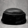 Men’s Genuine Cowhide Winter Cap with Ear Protectors