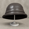 Women’s Genuine Sheepskin Leather Flat Top Bucket Hat