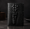 Genuine Cowhide Leather Trifold Wallet with ID Window