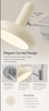 Cream Swing Arm Wall Lamp with Pull Chain Switch