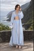 Women’s Summer Three-Piece Set with Wide-Leg Pants and Cover-Up