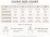 Women’s Leather Gloves Winter Lambskin Python Pattern Touchscreen