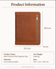 Leather iPad Organizer Portfolio in Crazy Horse Leather for Business