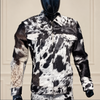 Men’s Cowhide Jacket with Hair-On Hide and Zipper Front