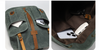 Canvas Backpack with 15.6-Inch Laptop Storage and Crazy Horse Leather