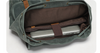 Canvas Backpack with 15.6-Inch Laptop Storage and Crazy Horse Leather