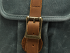 Canvas Backpack with 15.6-Inch Laptop Storage and Crazy Horse Leather
