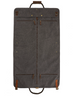 Garment Duffle Bag in Gray Canvas with Hanging Suit Carrier