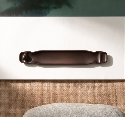 Ceramic Incense Holder with Long Ash Catcher Tray for Sticks