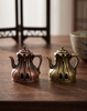 Teapot Incense Burner with Antique Finish for Home Tea Spaces
