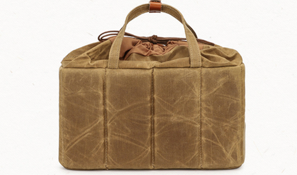 Canvas Bag Organizer for Camera Lenses with Removable Dividers