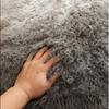 Genuine Sheepskin Rug with Curly Wool for Sofas and Chairs