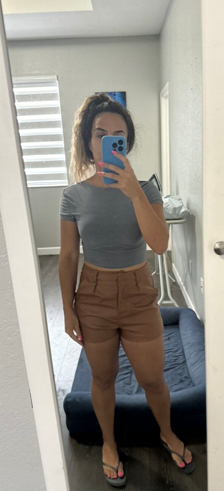 Classic Women Brown Shorts