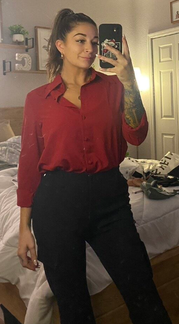formal long sleeves womens work tops