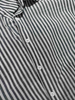 button down striped short sleeve women's shirt