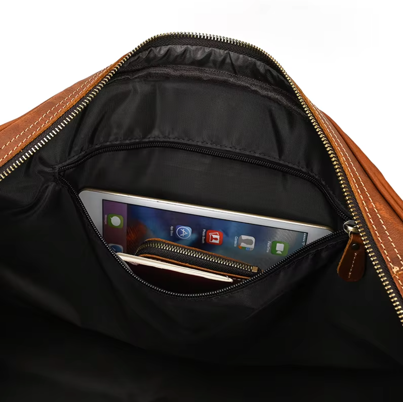 mens leather bags travel