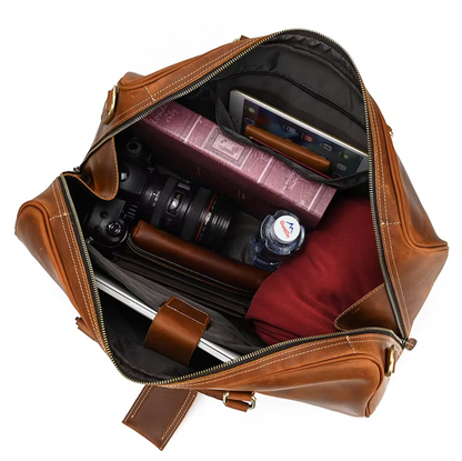 mens leather bags travel