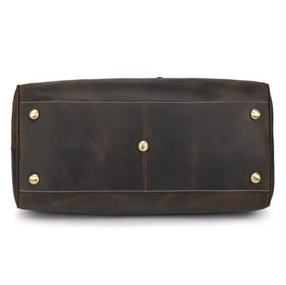 Leather Travel Business Duffle Bag