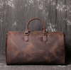 Leather Travel Business Duffle Bag