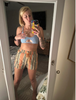 High Waisted Striped Cotton Summer Short