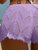 crochet shorts women beach summer
