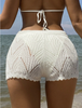 crochet shorts women beach summer