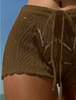 crochet shorts women beach summer