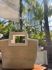 straw small handbag beach vacation